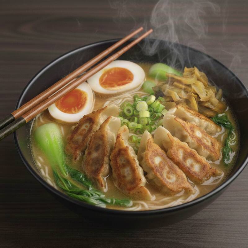Ramen de Gyosas