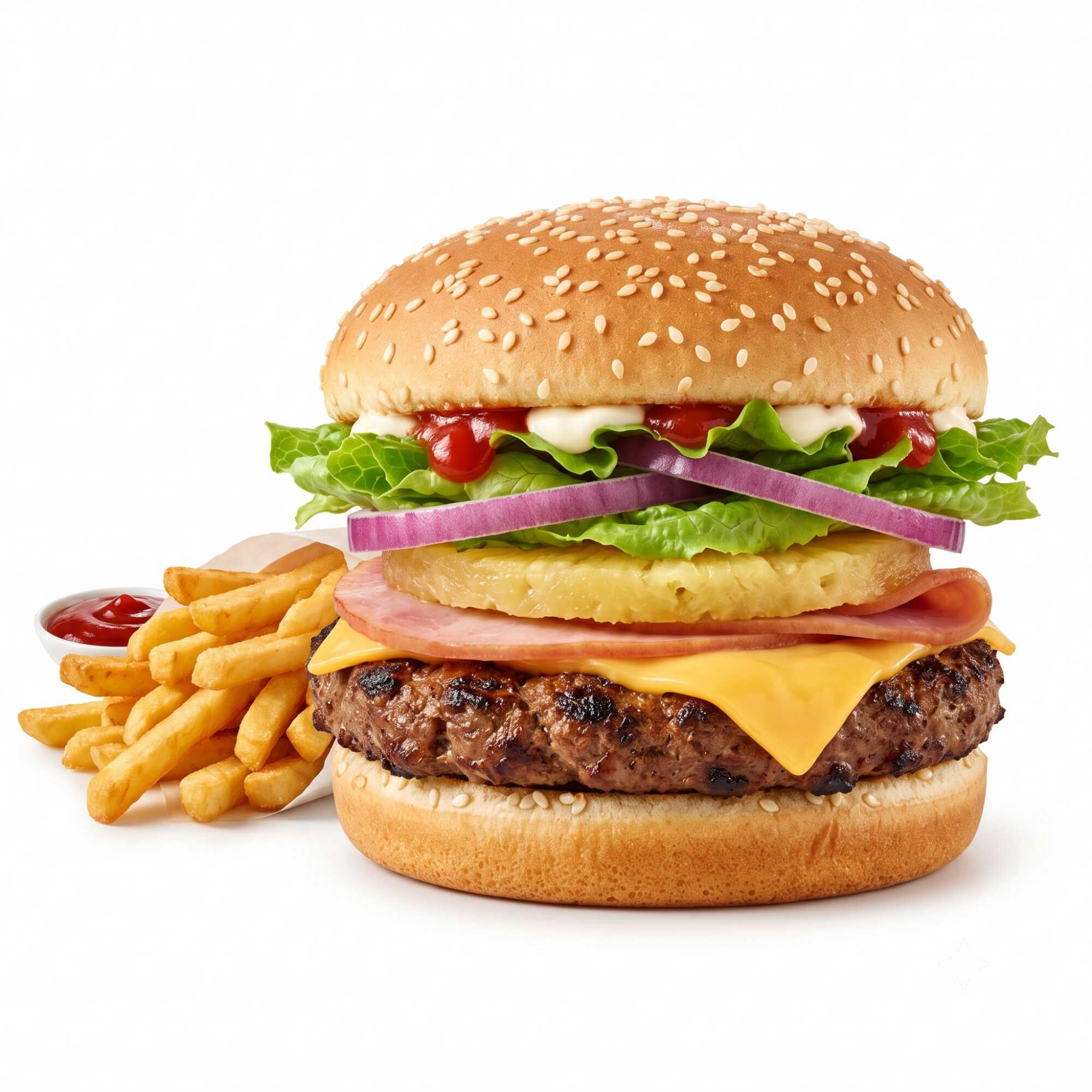 Hamburguesa Hawaiana