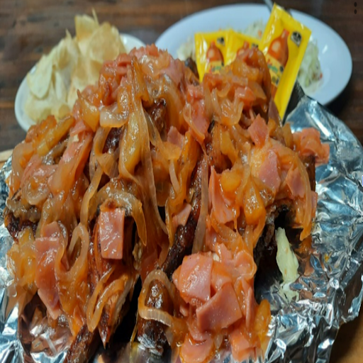 Medio pollo Hawaiano