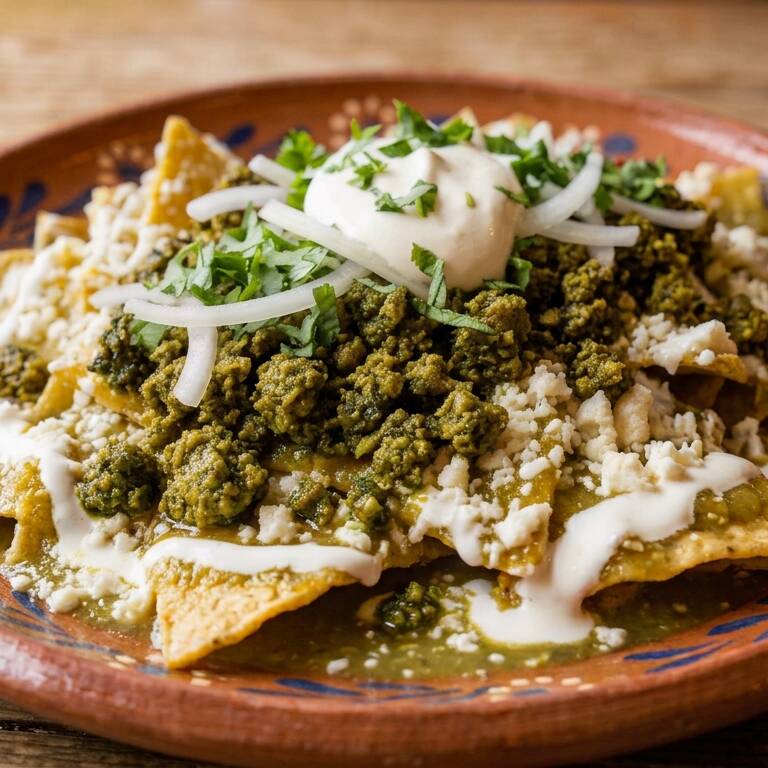 CHILAQUILES CHORIZO VERDE