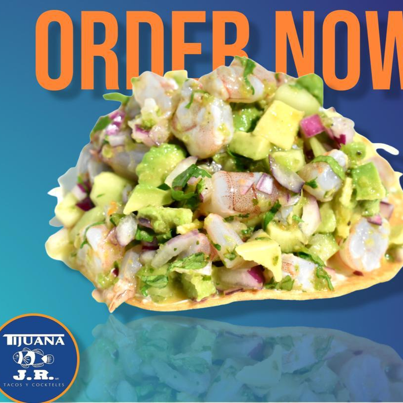 Tostadas de Ceviche Verde