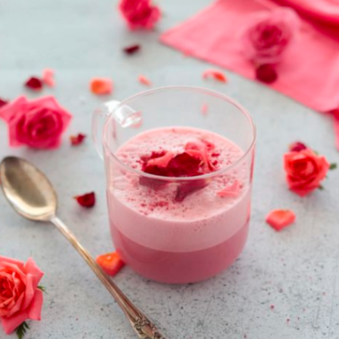 Latte Rosa Frío