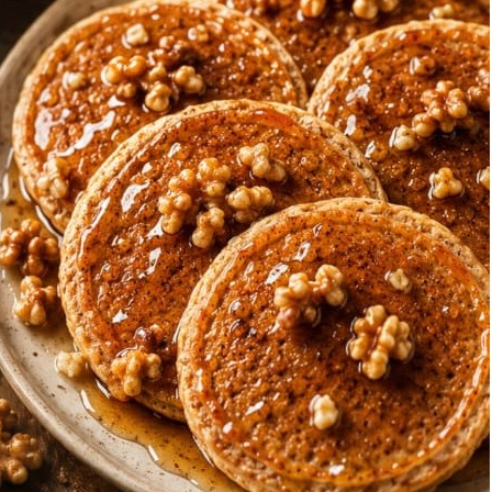 HOT-CAKES NUEZ-CANELA 3 ingredientes (8 pzs)