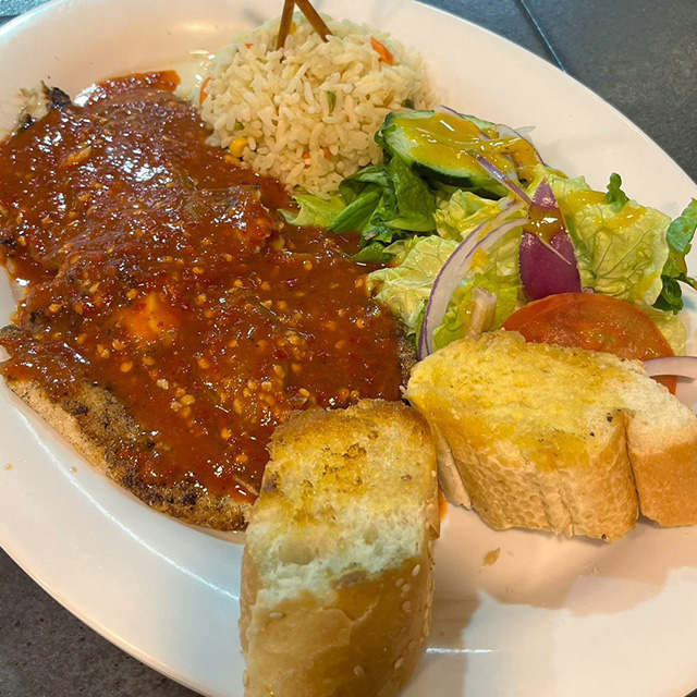 Filete de Pescado a la Diabla