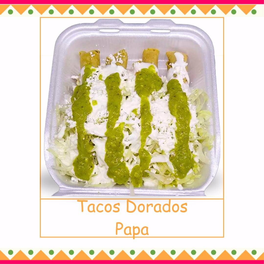 Tacos Dorados de Papa