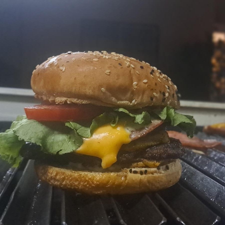 Hamburgesa Hawaiana Doble