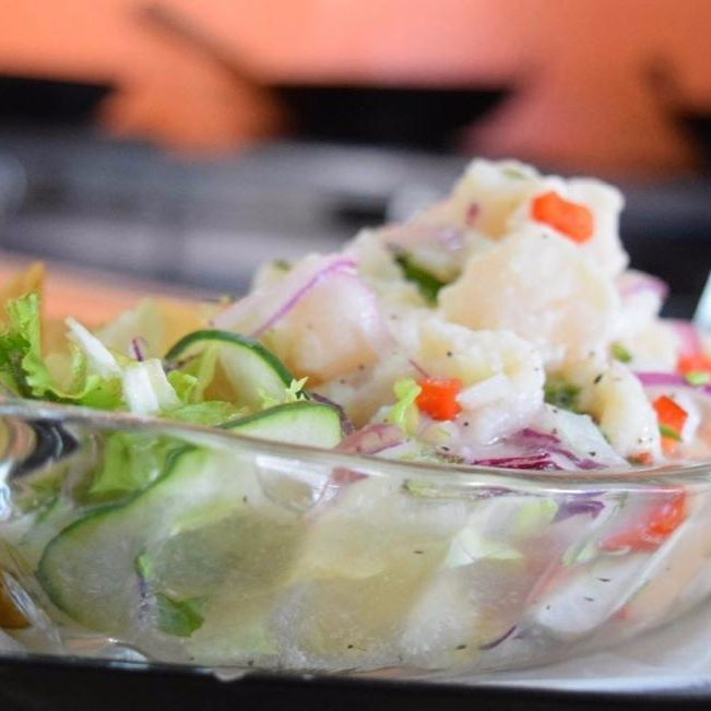 Ceviche de Pescado+Té Frío de la Casa de Limón