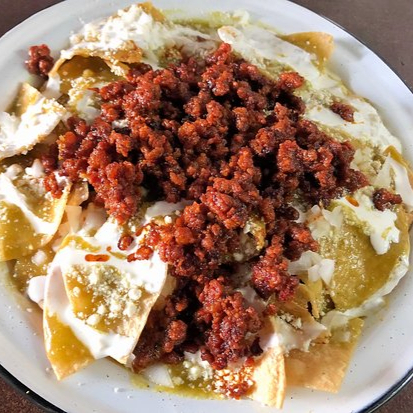 Chilaquiles Longaniza