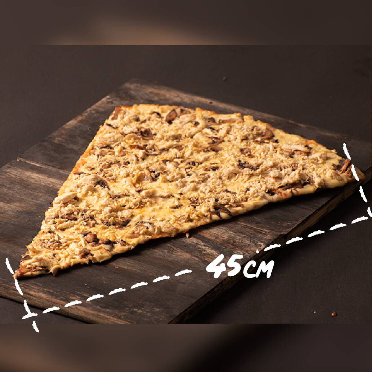 Pizza Pollo Champiñones