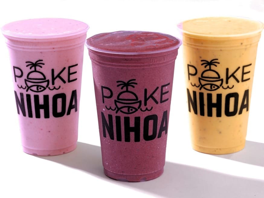 Smoothie batido com iorgute natural, frutas e Whey Protein