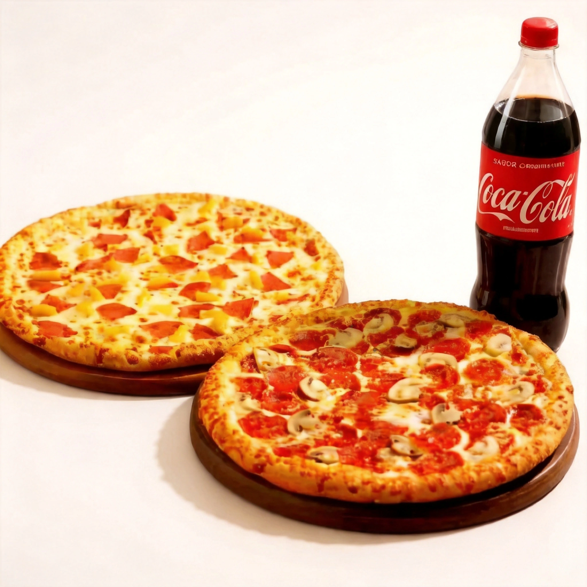 2 Pizza Gigante (8 Fatias) 35cm Varios Sabores a sua escolha + Refri 2l por um precinho especial