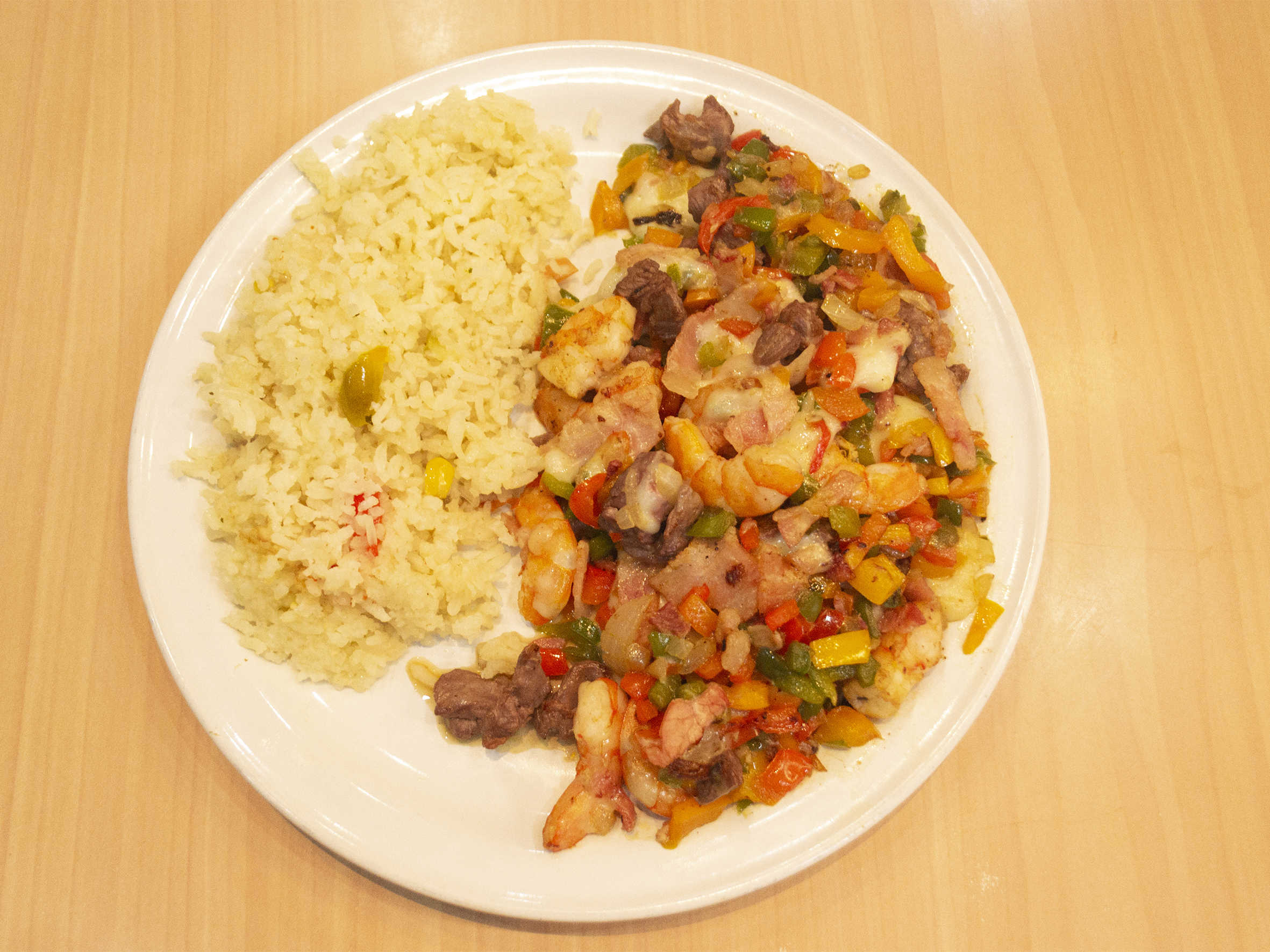 Alambre De Camarón Con Arrachera