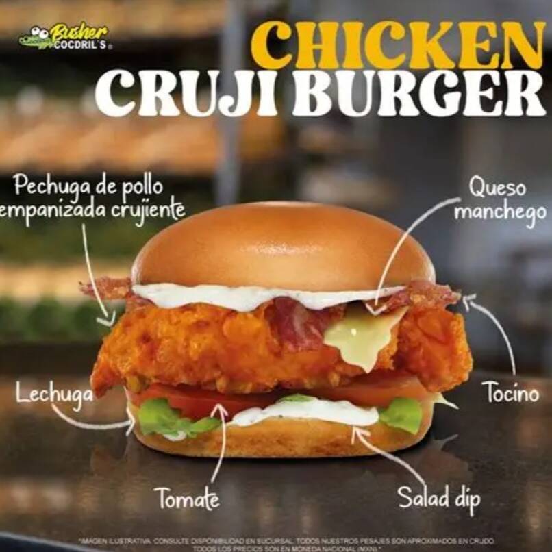 Chicken Cruji Burger