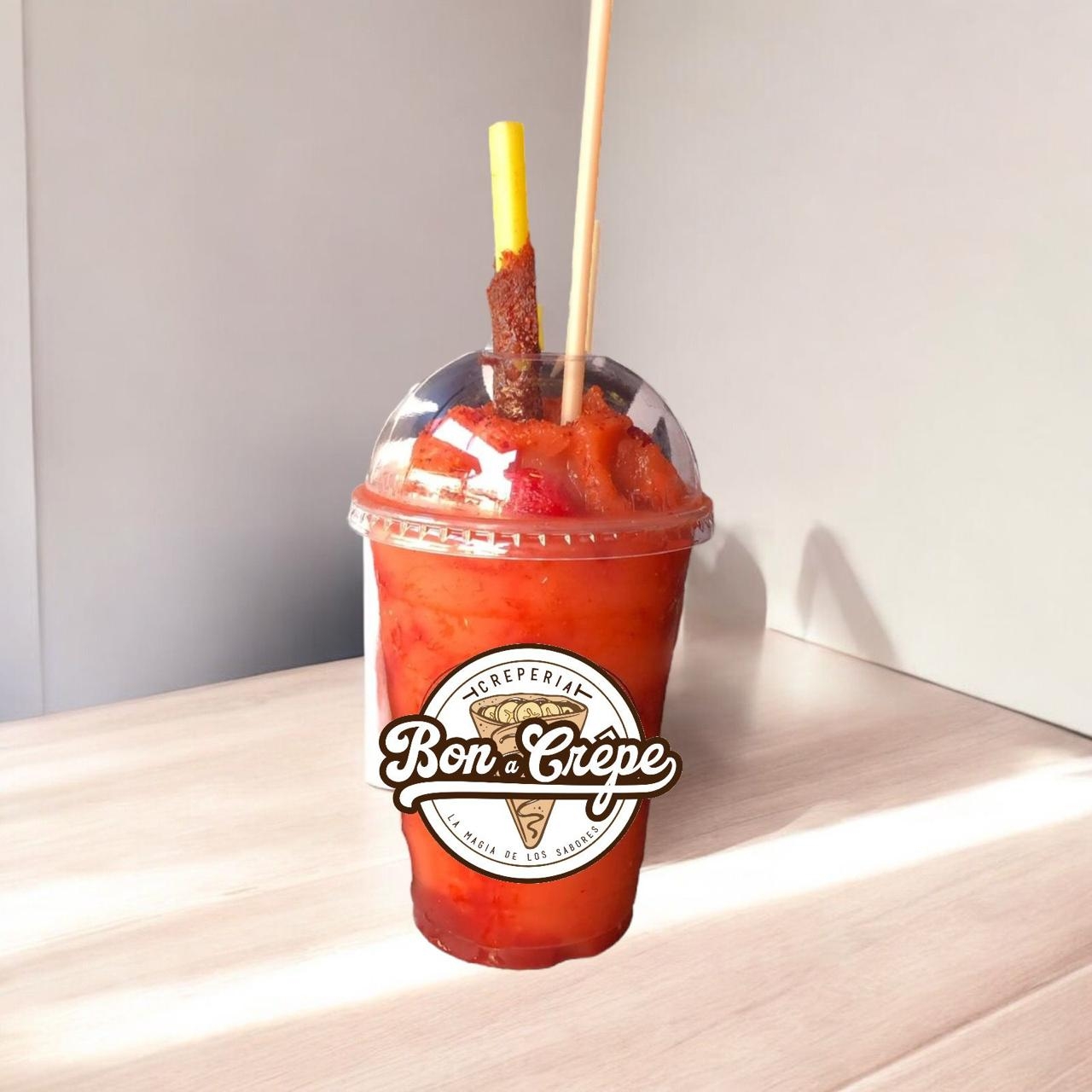 Frappe de Picafresas con Chamoy