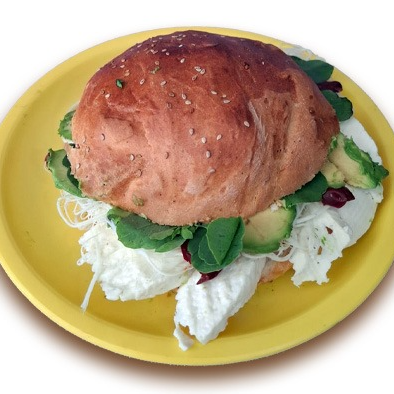 Cemita con Queso Blanco
