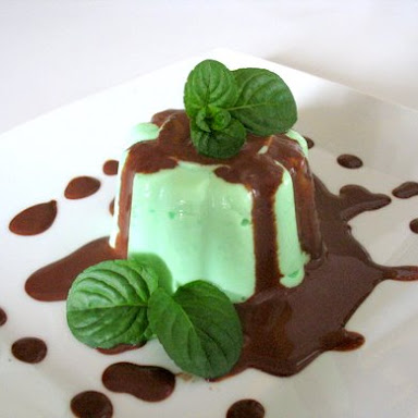PANNACOTTA MENTA Y CHOCOLATE
