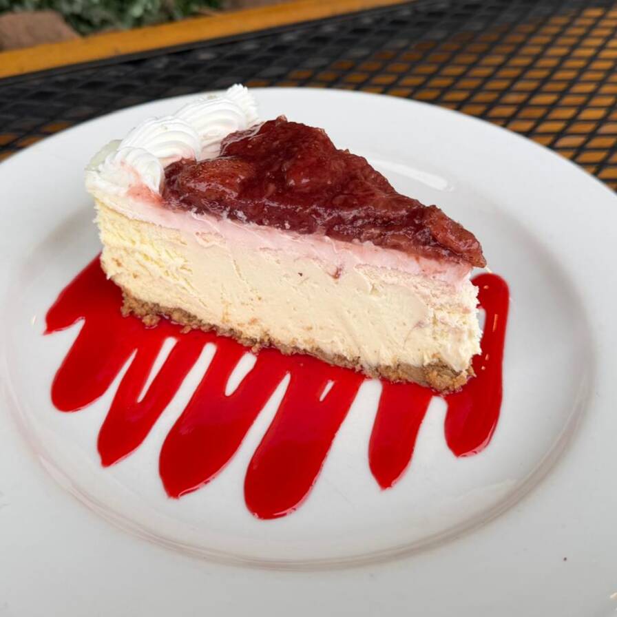 Pie de Queso con Frambuesa