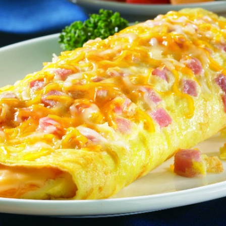 Omelette con Jamón y Queso