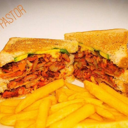 Sandwich con Pastor