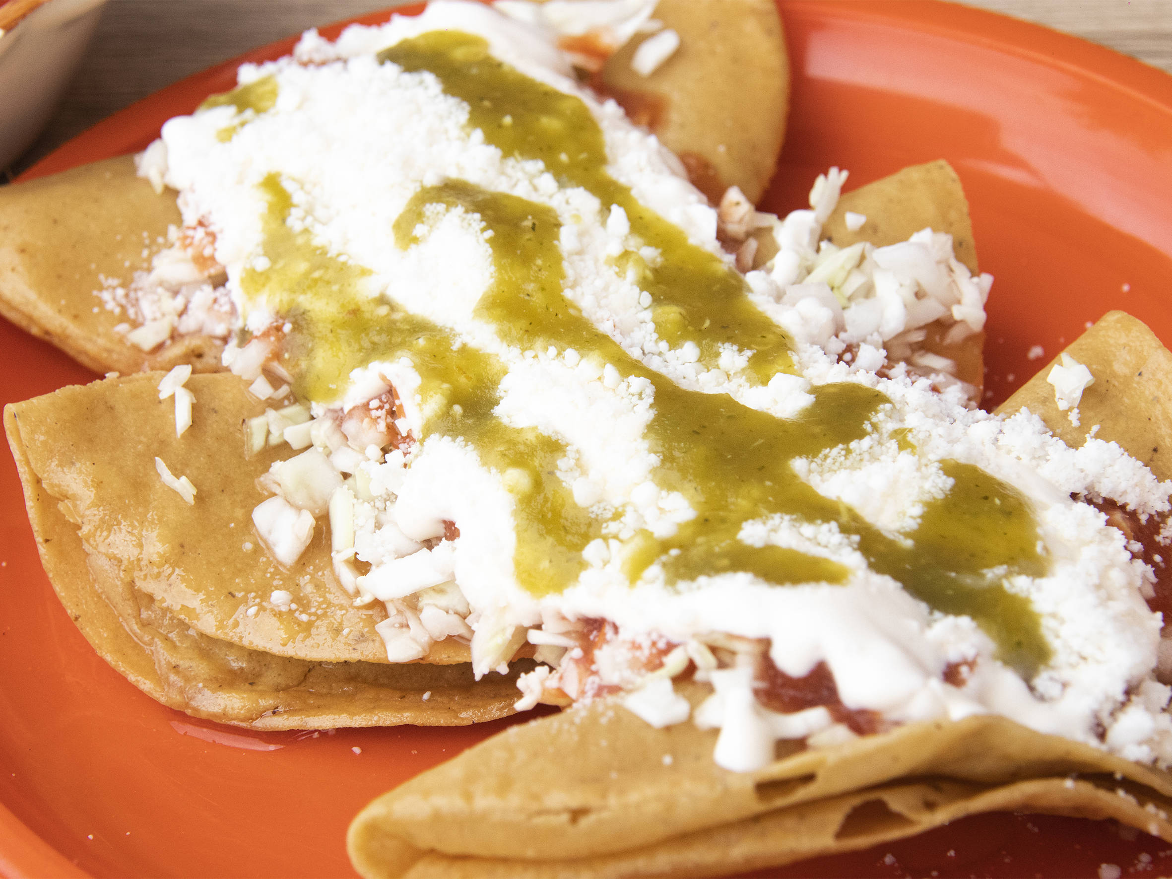 Tacos dorado con crema (orden de 3)