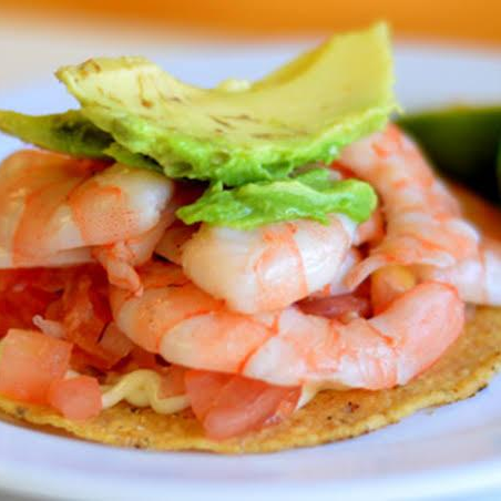 Tostada de Camarón