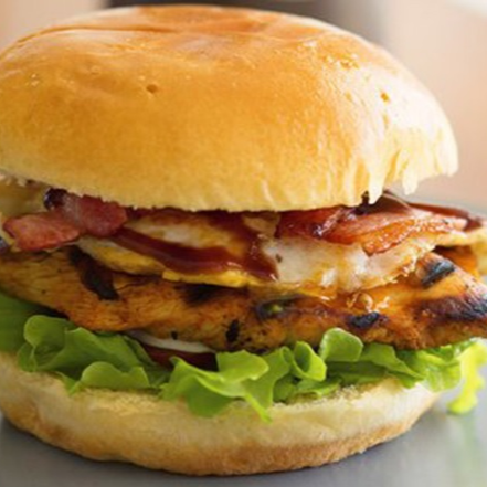 Hamburguesa de Doble Pollo