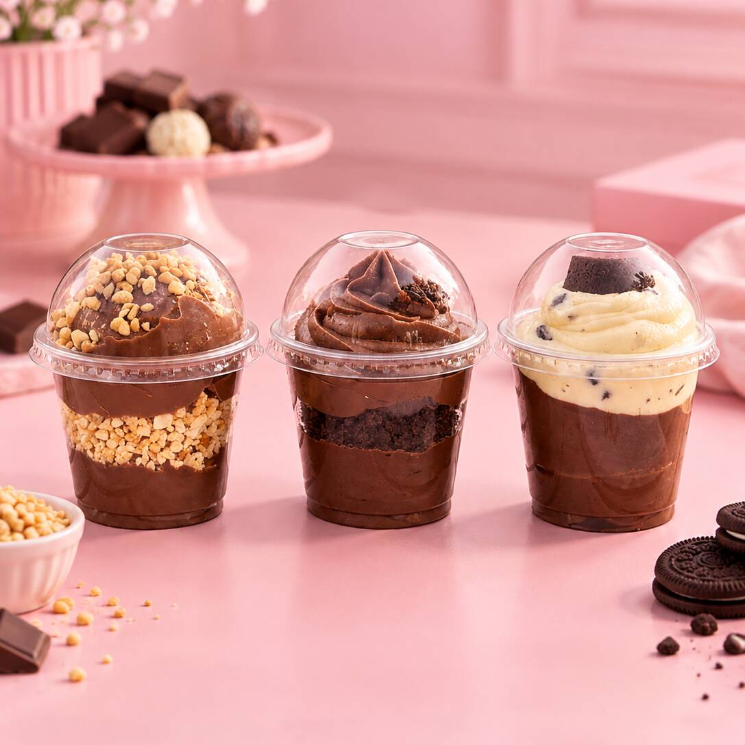 Combo 3 Mini copinhos da felicidade - 60ML Oreo - Ferrero - chocolatudo