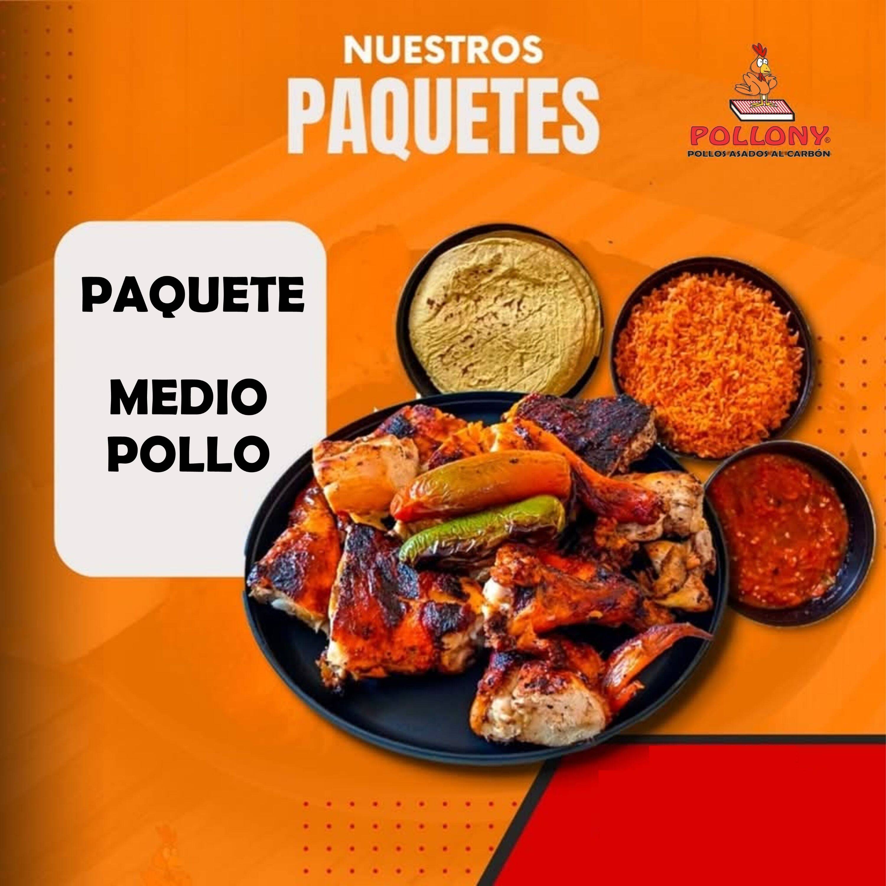 Medio pollo Complementos