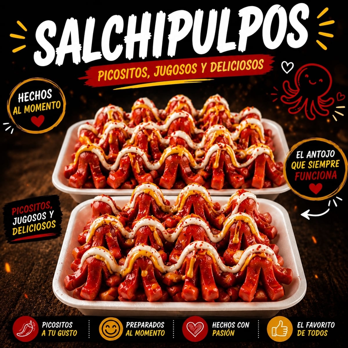 Salchipulpos Grandes