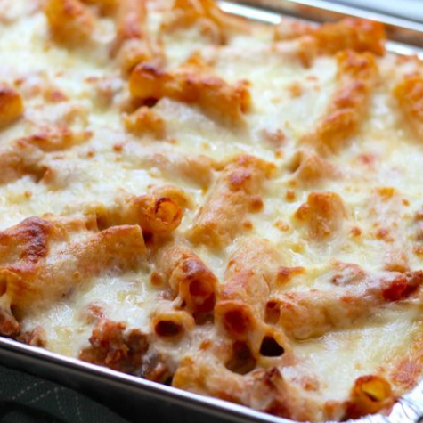 Pasta Alfredo al Horno