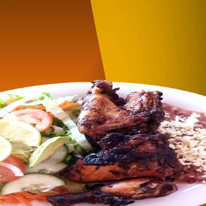 1/2 Pollo Rostizado - Paquete Comida