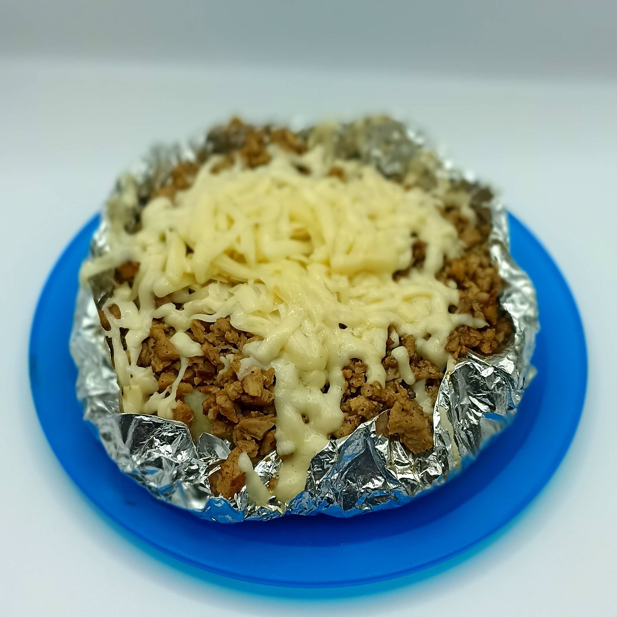 Papa asada Bistec