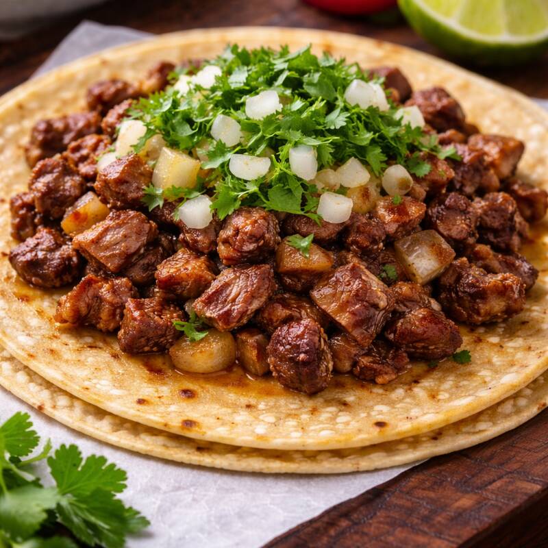 Taco: Bistec Res