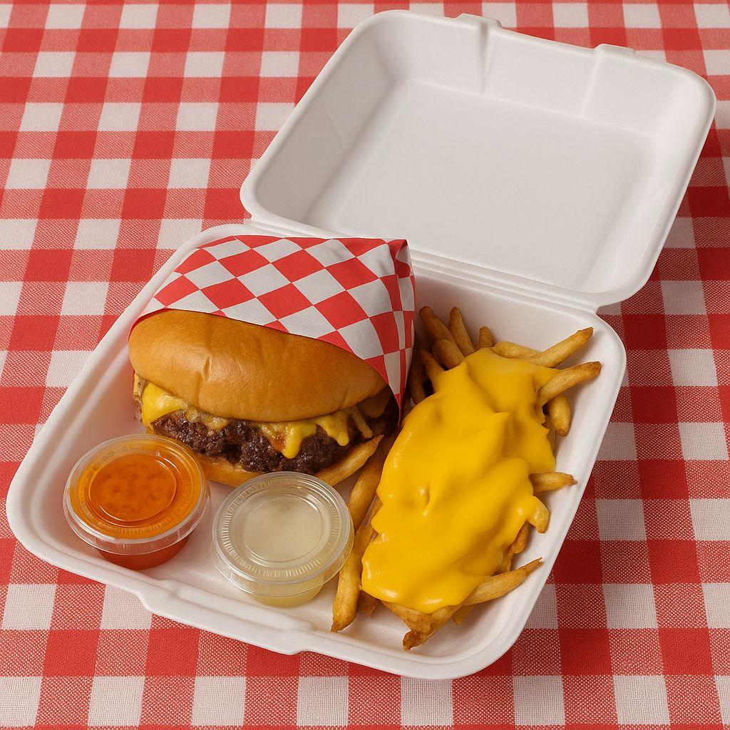 Smash Burger con Papas