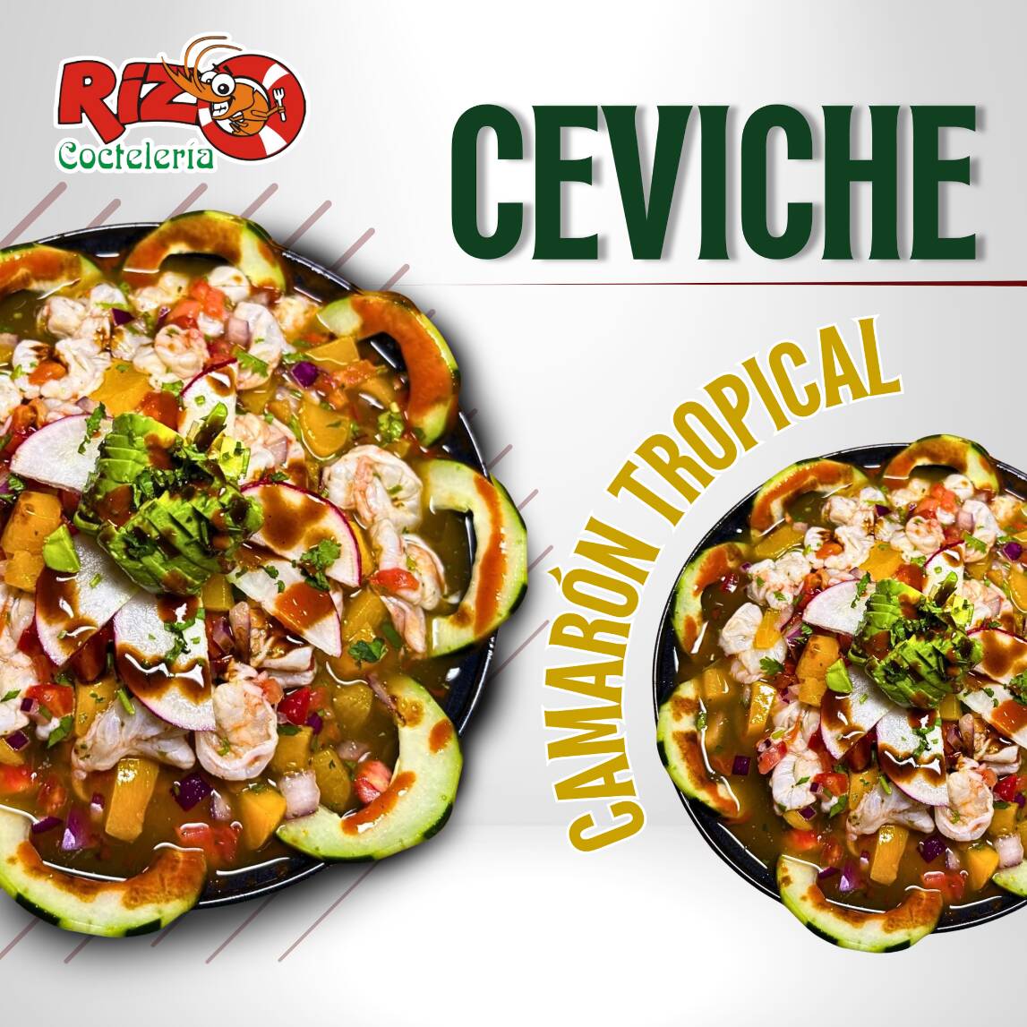 Ceviche Camarion Tropical