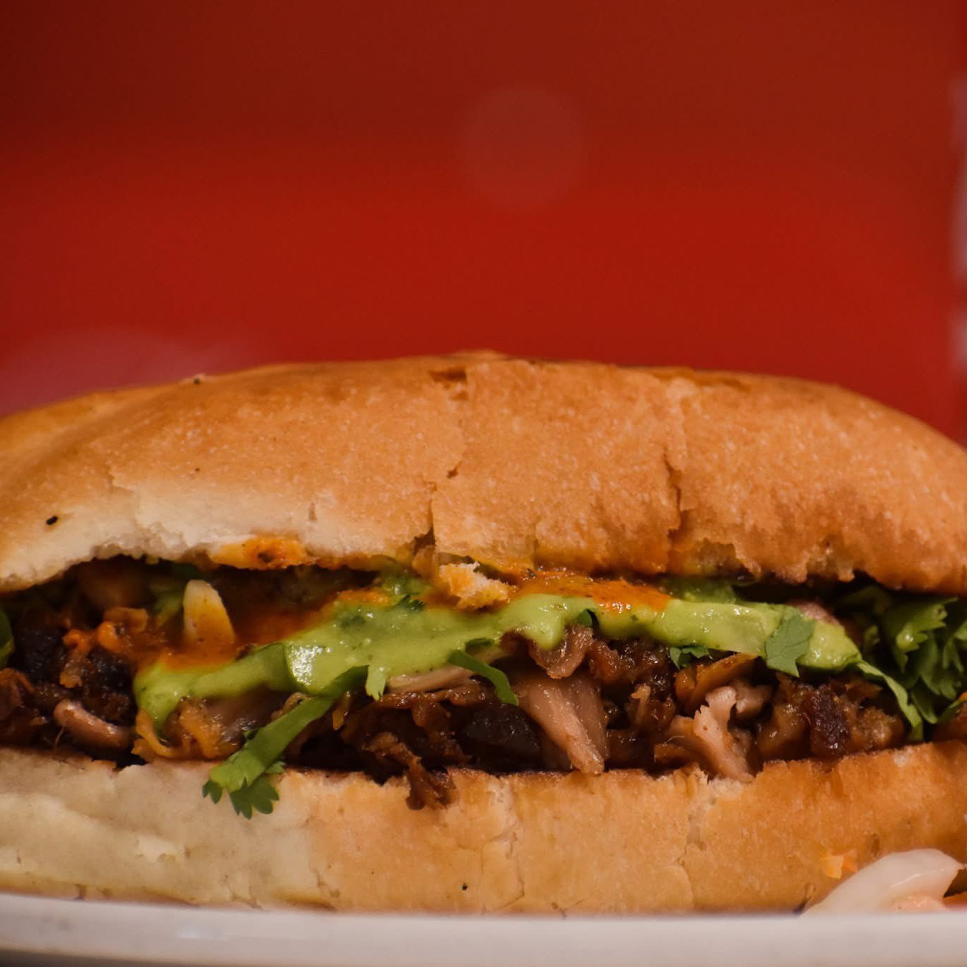 Torta Asada y Chorizo