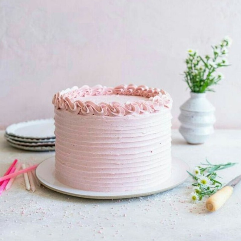 Pastel Tres Leches Yogurt de Fresa