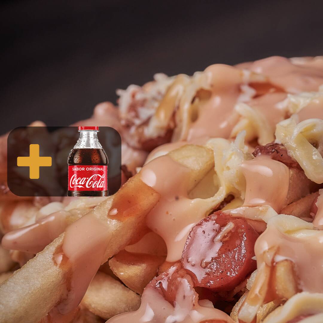 Papas D'Kché + Coca Cola