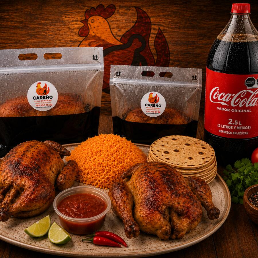 Combo Familia Careño con Refresco 2.5 L