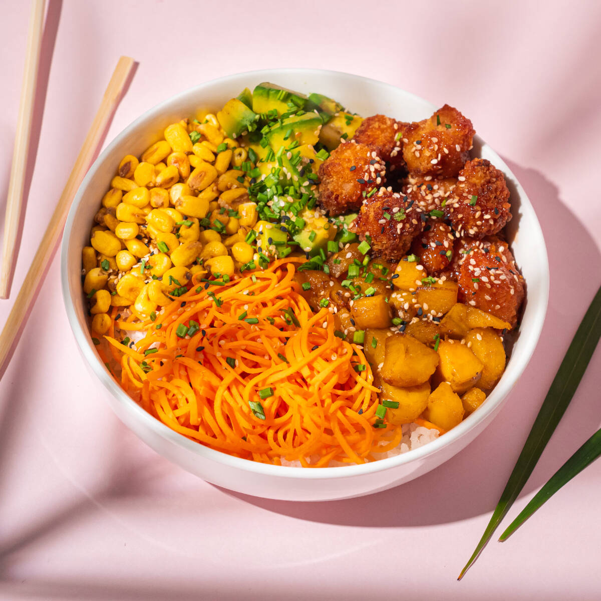 Bowl Poke Pollo Agridulce