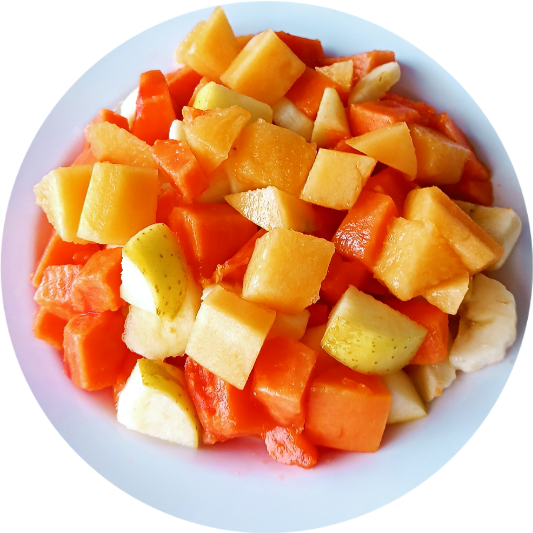 Charola de fruta