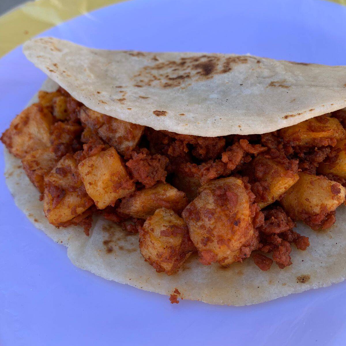 Papas con Chorizo