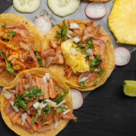 Taco de Pastor del Trompo