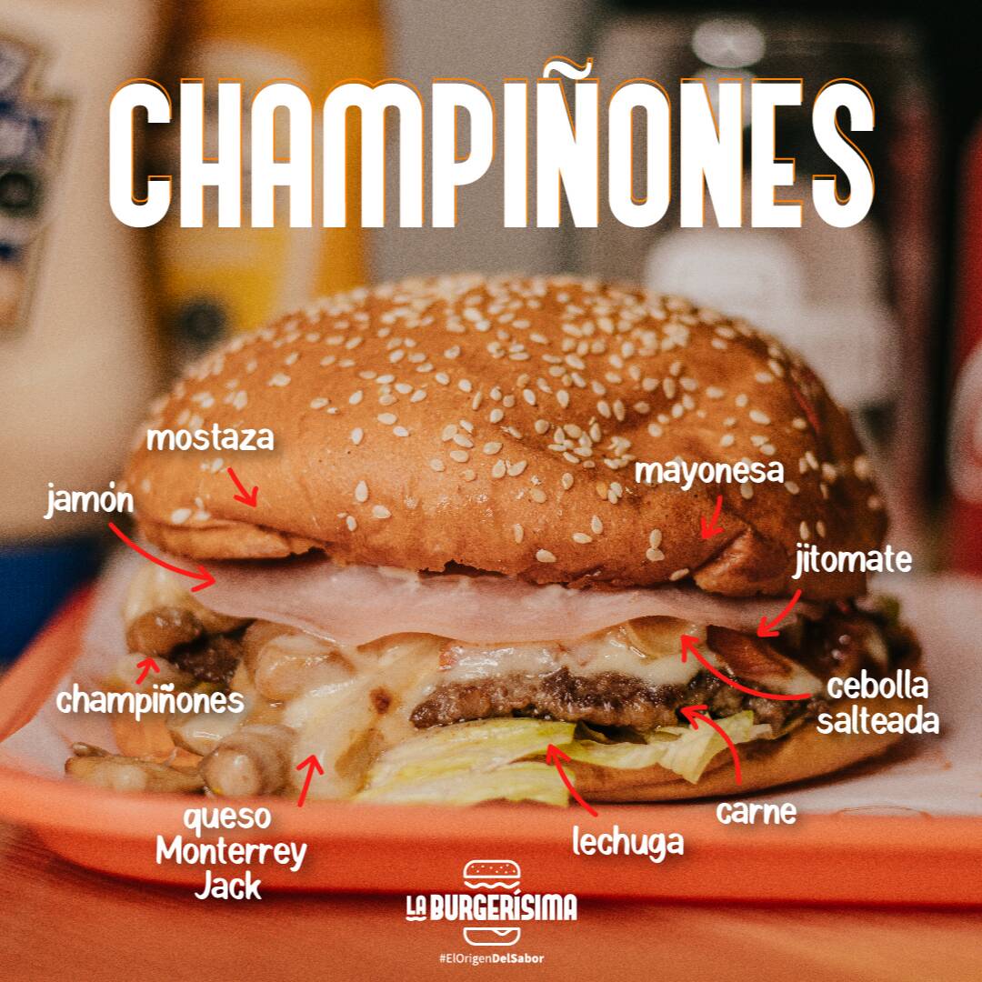 Hamburguesa Champiñones