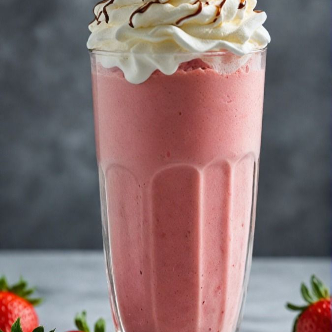 Frappe de Fresas con Crema