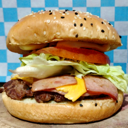 Hamburguesa Con Tocino
