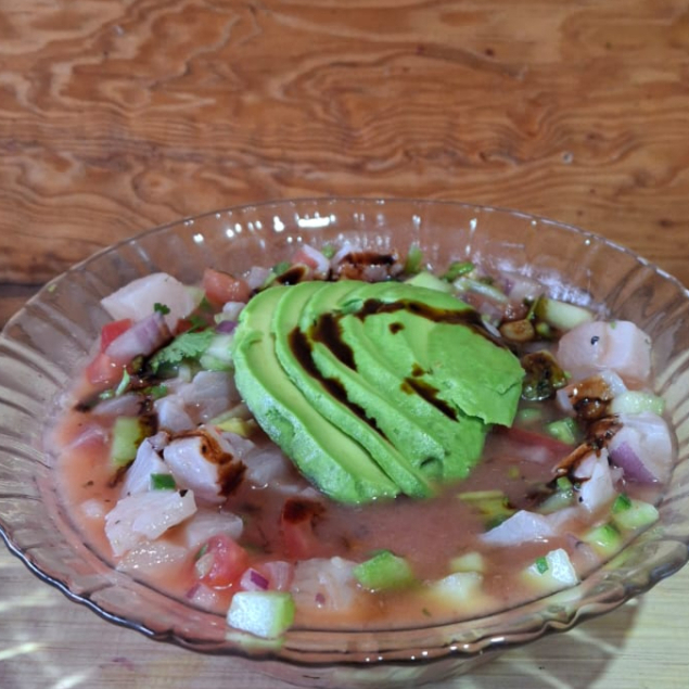 CEVICHE CAMARON (MEDIO LITRO)