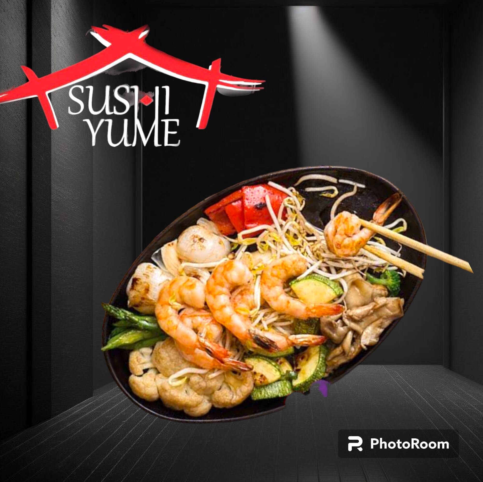 Teppanyaki de camaron