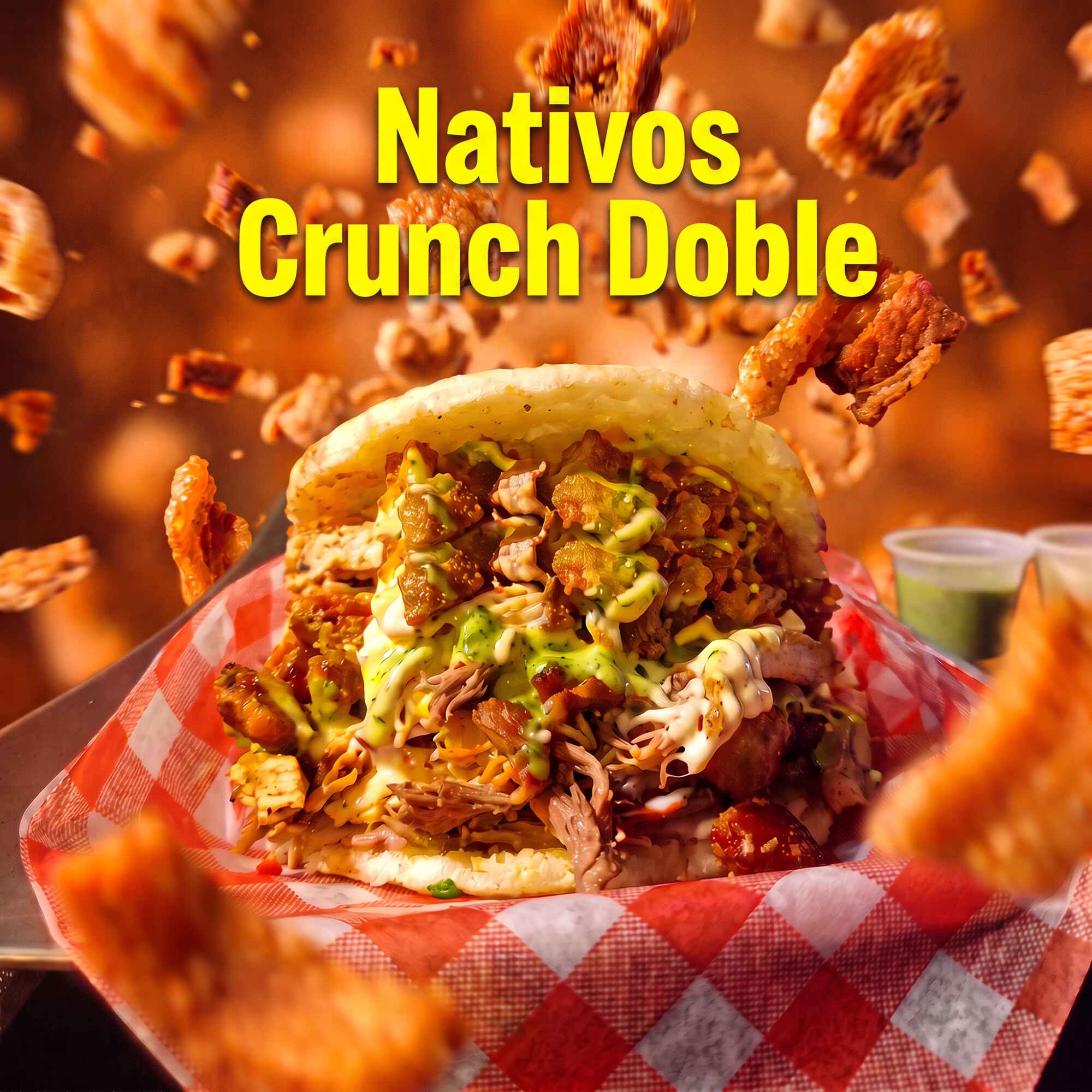 Arepa con Todo Nativos Crunch Doble