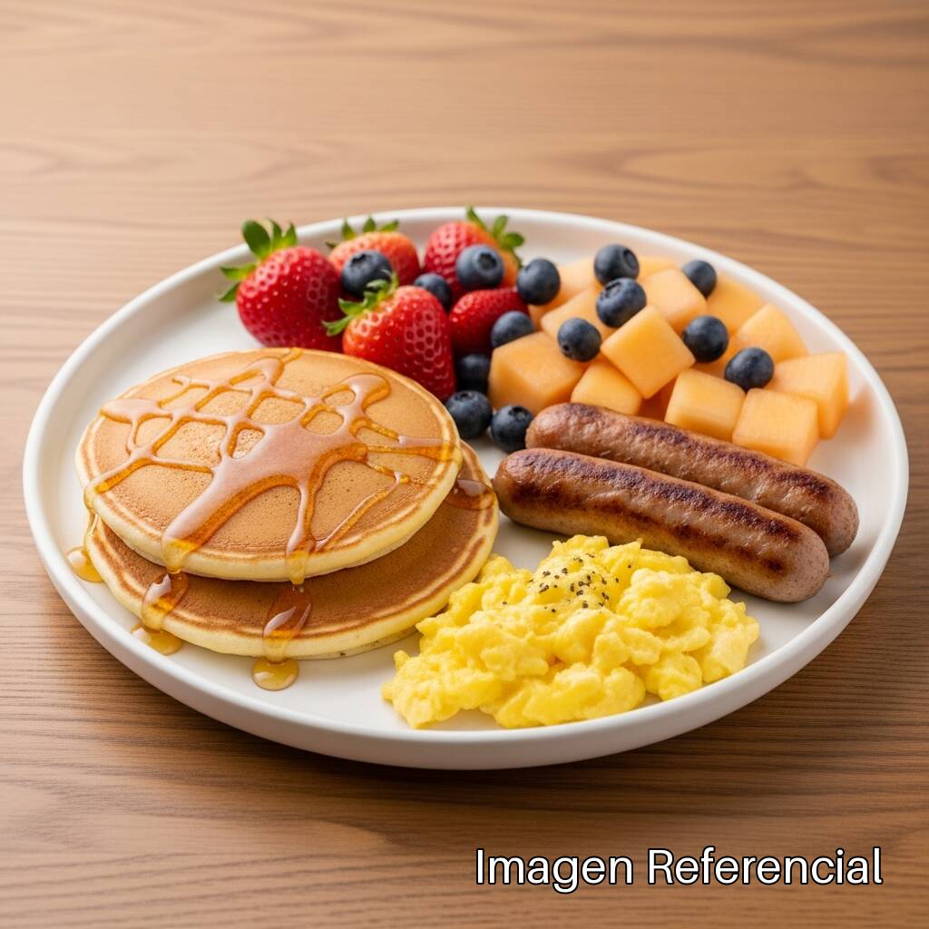 Kids (Pancakes Huevos Rancheros Fruta)